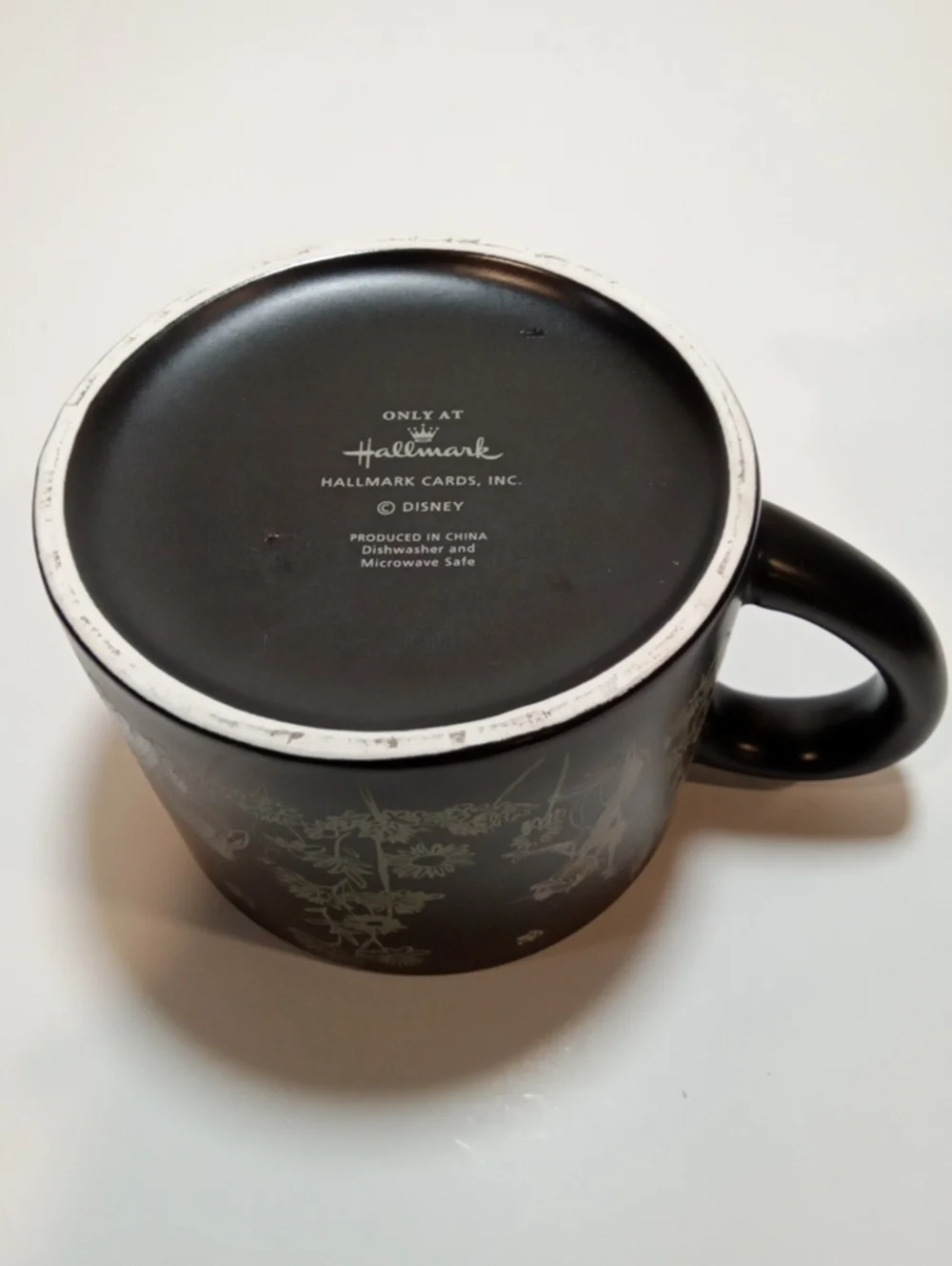 Black Ceramic Winnie The Pooh Stackable Tea For One Set with Lid